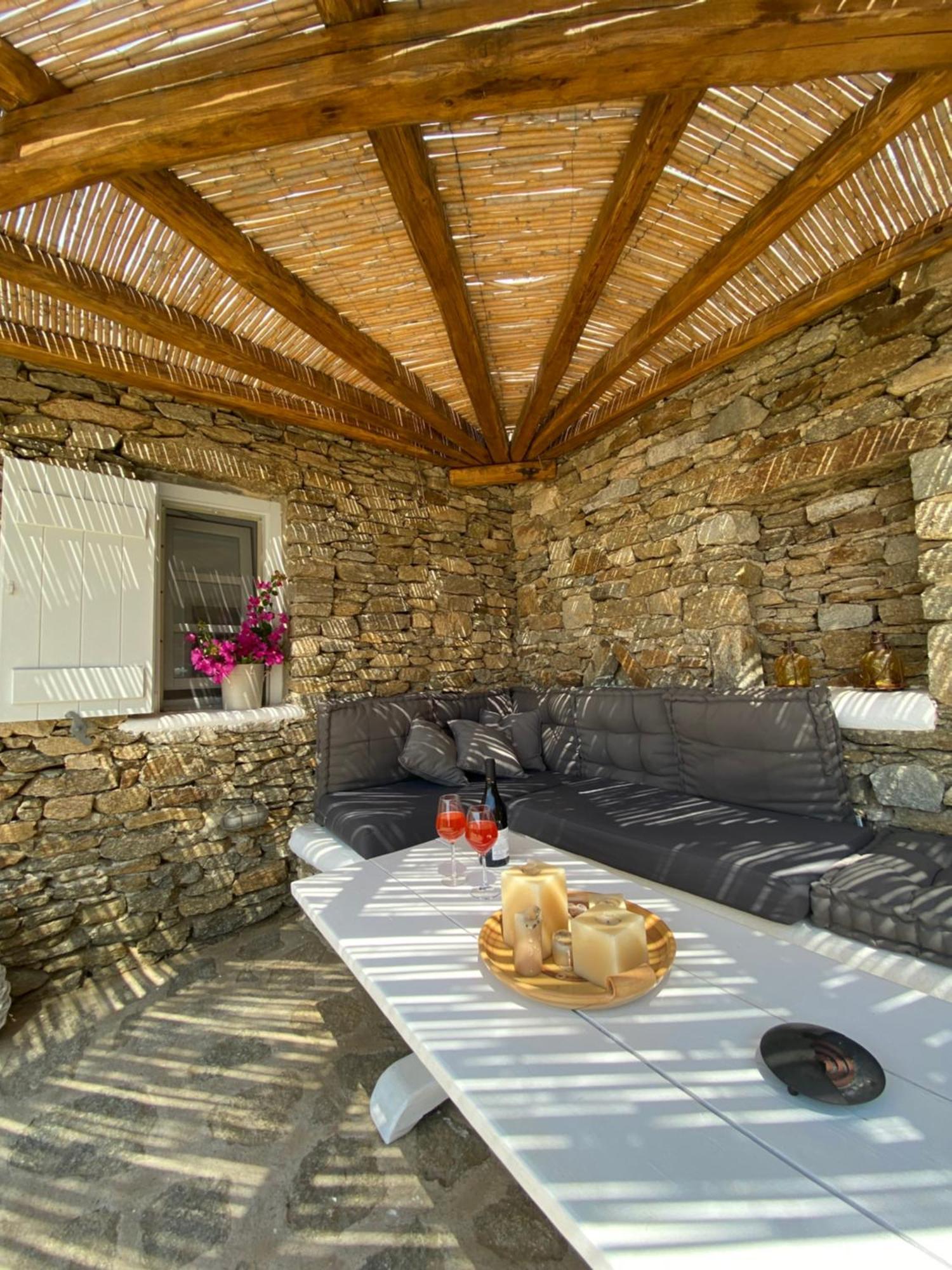 Wood And Stone Villa Mykonos Town Exterior photo